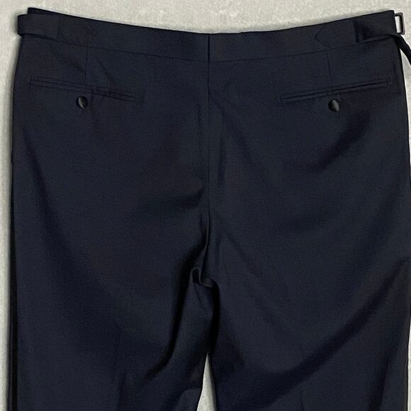 Alton Lane Men's 36x33 Tailored Fit Tuxedo Pants Solid Dark Blue NEW - Picture 7 of 10